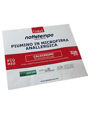 Piumino Singolo Microfibra Anallergica 320 GR NOTTETEMPO GABEL