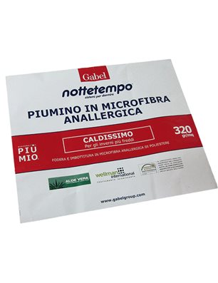 Piumino Singolo Microfibra Anallergica 320 GR NOTTETEMPO GABEL