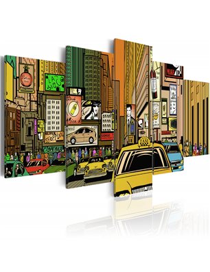 Quadro - Vie di New York in un fumetto