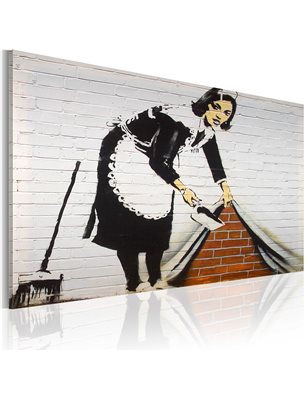 Quadro - Donna delle pulizie (Banksy)