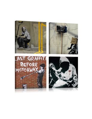 Quadro - Banksy: arte di strada