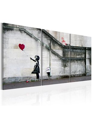 Quadro - C'è ancora speranza (Banksy): trittico