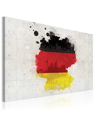 Quadro - Mappa della Germania
