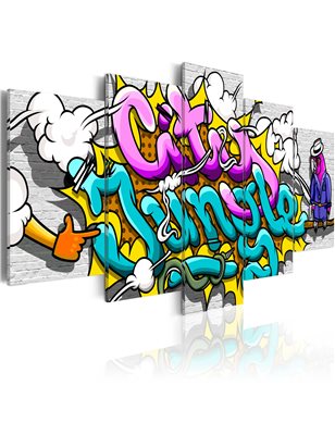 Quadro - Graffiti:giungla urbana
