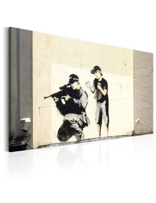Quadro - Sniper and Child by Banksy