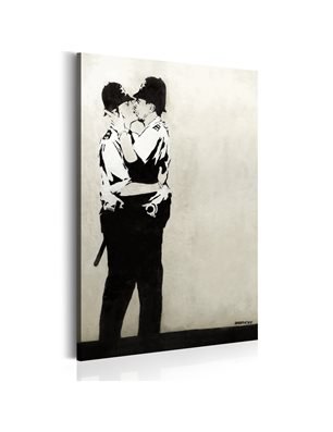 Quadro - Kissing Coppers by Banksy