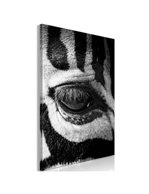 Quadro - Zebra Eye (1 Part) Vertical