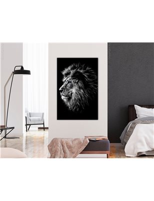 Quadro - Blue-eyed Lion (1 Part) Vertical