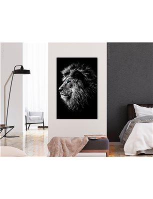 Quadro - Blue-eyed Lion (1 Part) Vertical