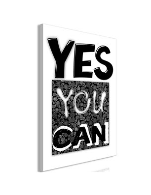 Quadro - Yes You Can (1 Part) Vertical