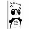 Quadro - Be Like a Panda (1 Part) Vertical