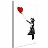 Quadro - Banksy: Girl with Balloon (1 Part) Vertical
