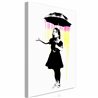 Quadro - Girl with Umbrella (1 Part) Vertical