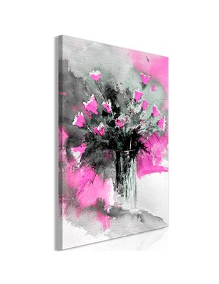 Quadro - Bouquet of Colours (1 Part) Vertical Pink