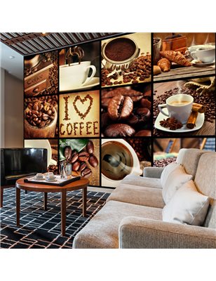 Fotomurale - Coffee - Collage