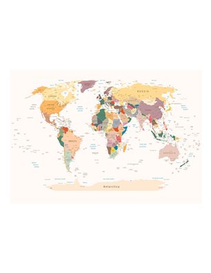 Fotomurale - Mappa del mondo
