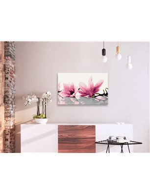 Quadro fai da te - Magnolia (sfondo bianco)