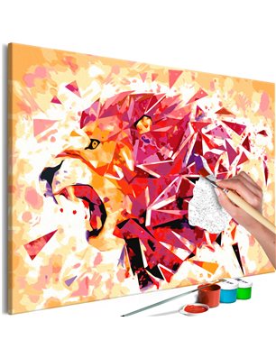 Quadro fai da te - Abstract Lion