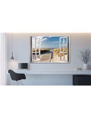 Quadro - Window: View of the Beach