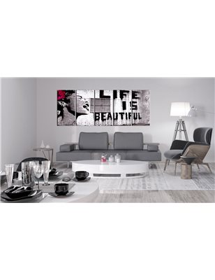 Quadro - Banksy: Life is Beautiful