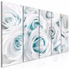 Quadro - Satin Rose (5 Parts) Narrow Turquoise