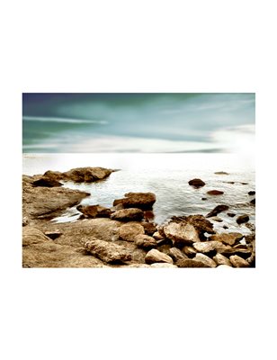 Fotomurale - Spiaggia rocciosa