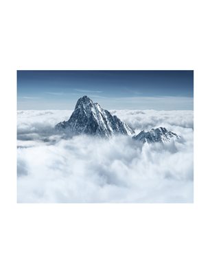 Fotomurale - Montagna tra le nuvole