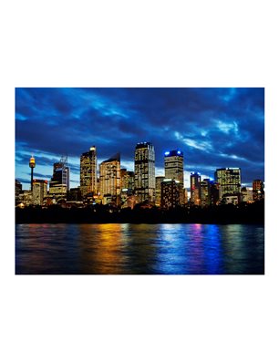 Fotomurale - Nubi serali sopra Sydney