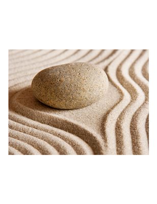 Fotomurale - Sabbia e pietra zen