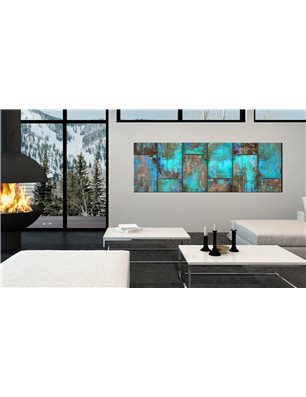 Quadro - Metal Mosaic: Blue