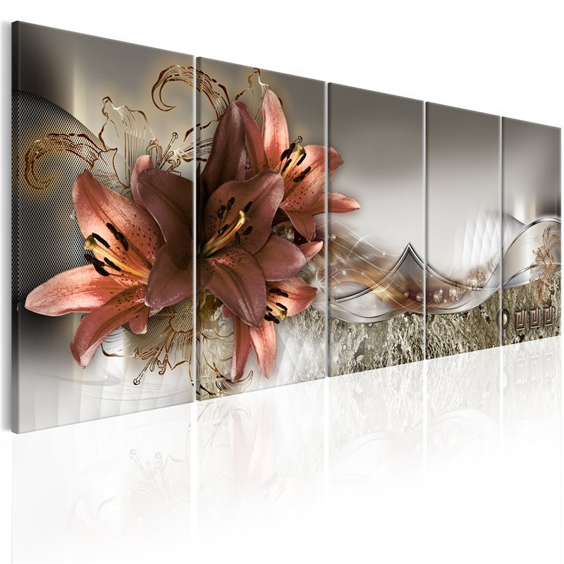 Quadro Lilies and Abstraction