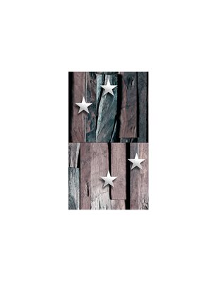 Fotomurale - Stars on Wood