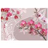 Fotomurale - Volo di orchidee rosa