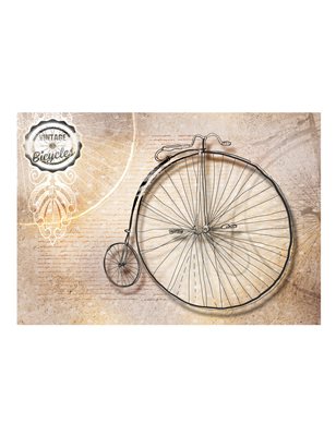 Fotomurale - Vintage bicycles - sepia