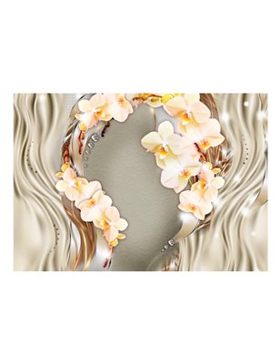 Fotomurale - Corona di orchidee