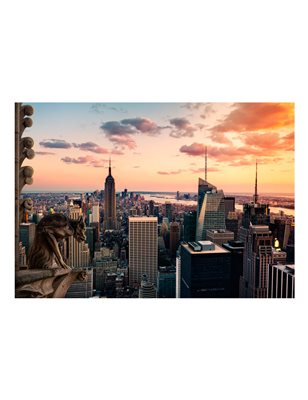 Fotomurale - New York: I grattacieli ed il tramonto
