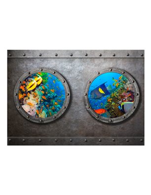 Fotomurale - Window to the underwater world