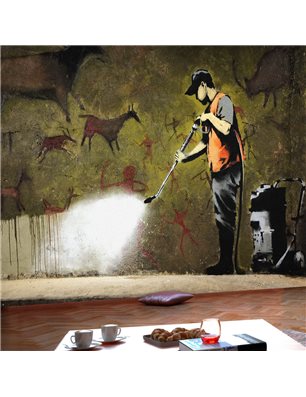 Fotomurale - Banksy - Cave Painting