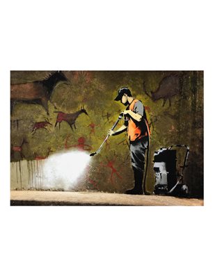 Fotomurale - Banksy - Cave Painting