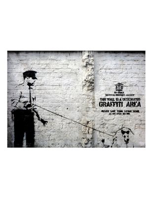 Fotomurale - Banksy - Graffiti Area