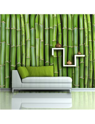 Fotomurale - Parete di bambù