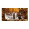 Fotomurale XXL - Autumn landscape: waterfall in forest