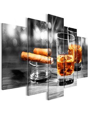 Quadro Cigars and Whiskey (5 Parts) Wide