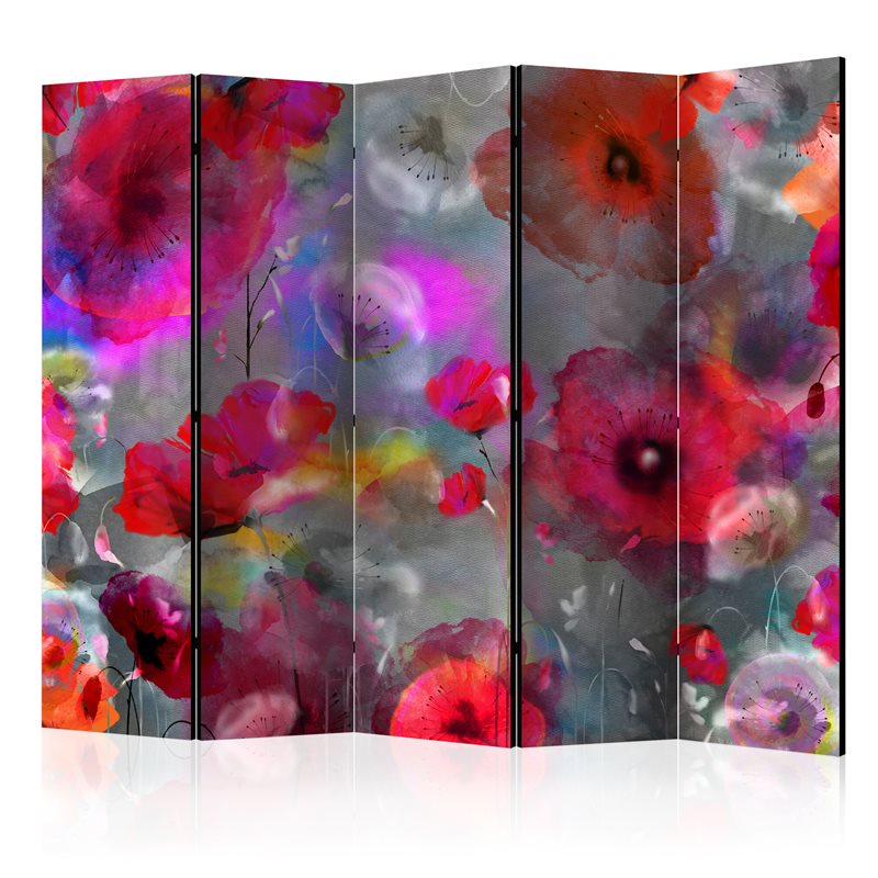 Paravento - Painted Poppies II [Room Dividers]