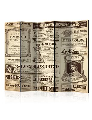 Paravento - Vintage Magazines II [Room Dividers]