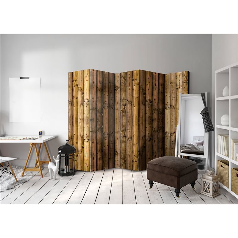 Paravento Wooden Hut [Room Dividers]