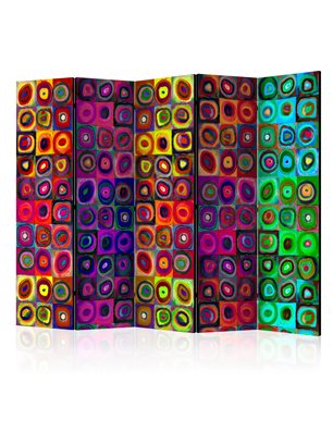 Paravento - Colorful Abstract Art II [Room Dividers]