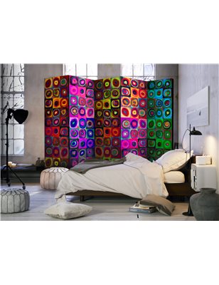 Paravento - Colorful Abstract Art II [Room Dividers]