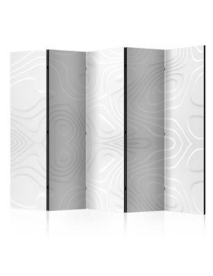 Paravento - Room divider - White waves II