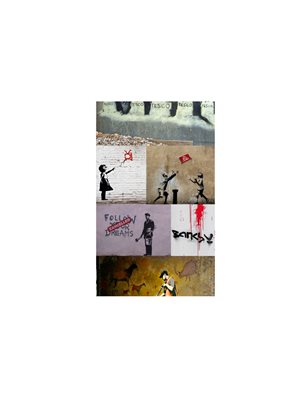 Fotomurale - Banksy - collage
